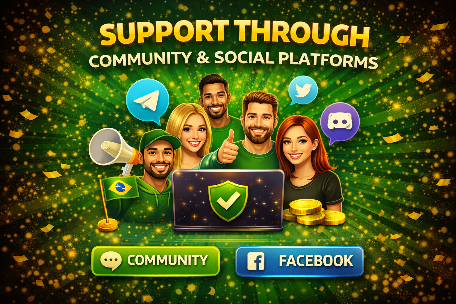 Support Through Community & Social Platforms