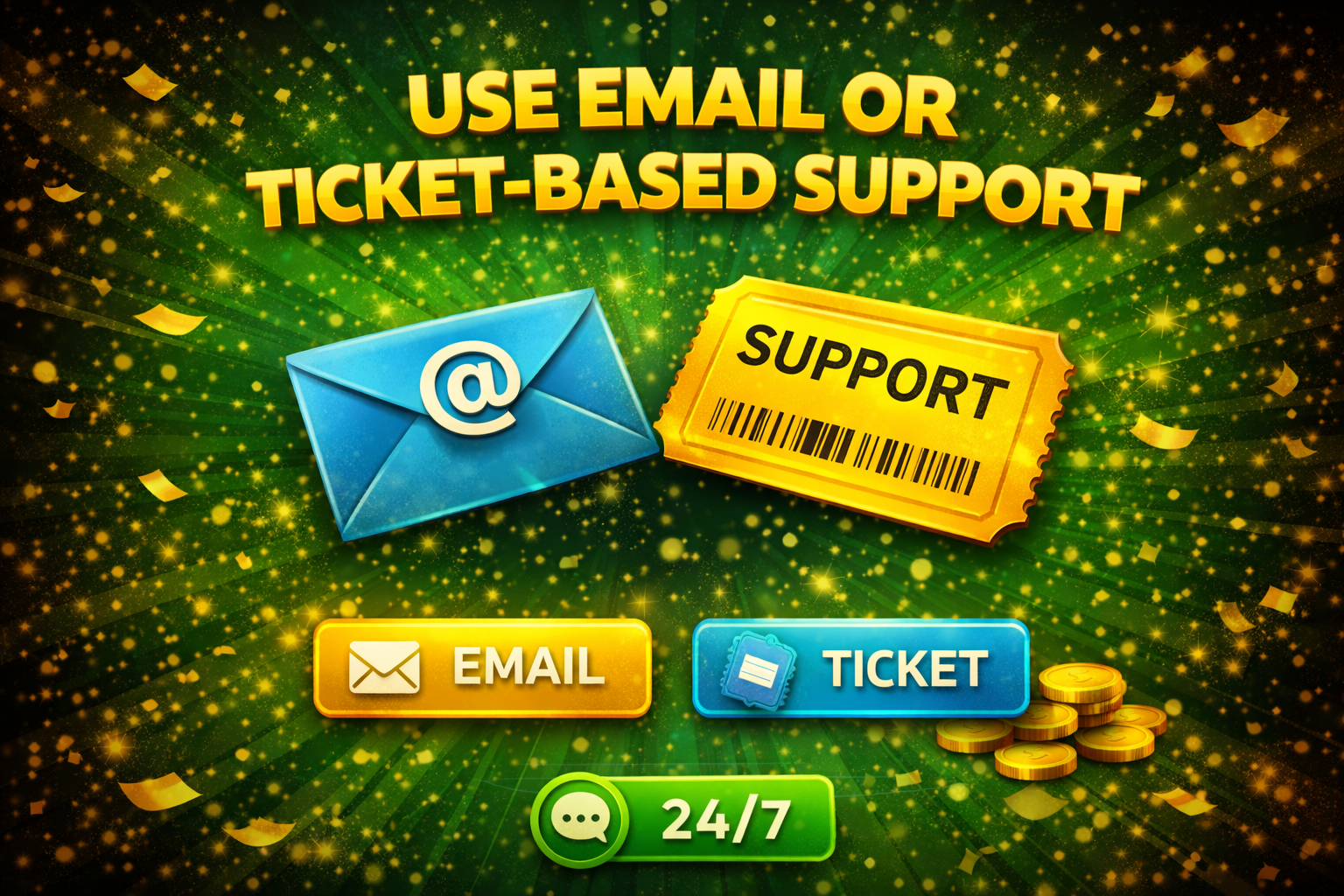 Email or Ticket-Based Support