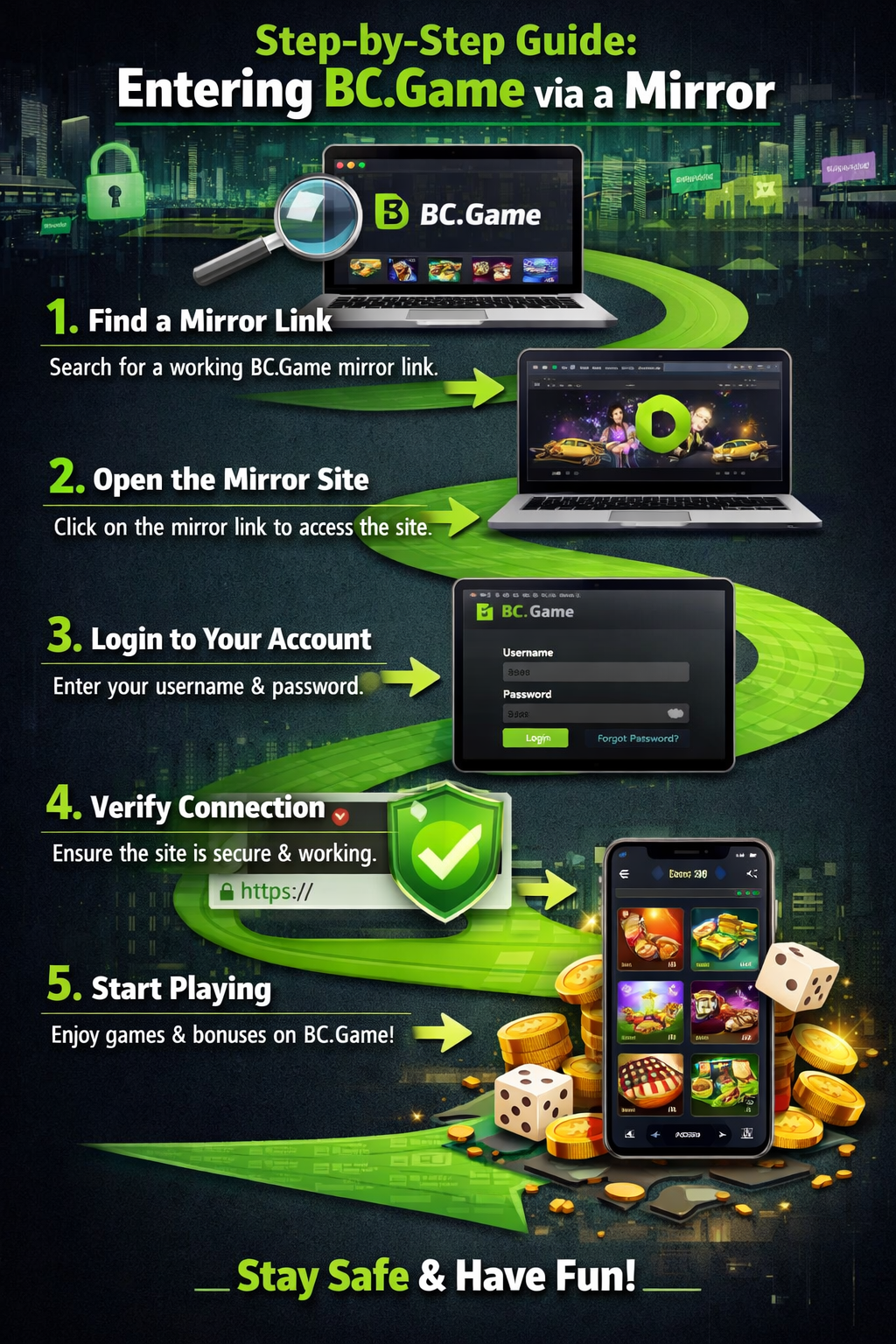 BC.Game via a Mirror